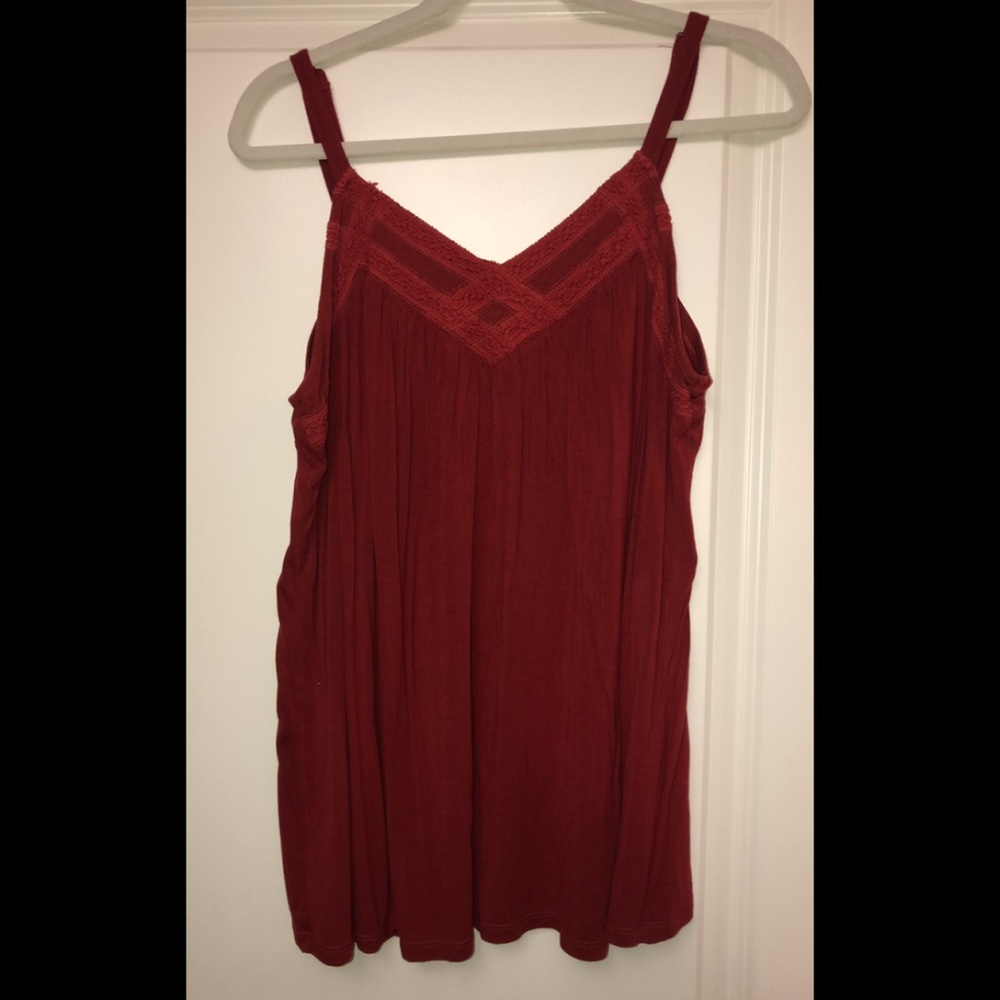 Red tank top